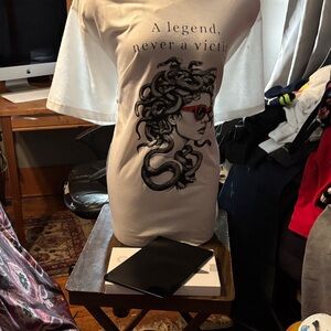 GAP Elegant White High Low Skirt